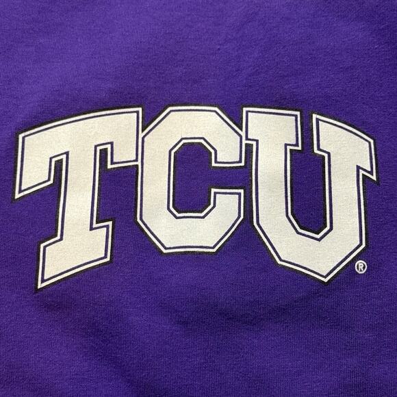 Y2K Ketch the Spirit TCU Game Day Mini Tank Dress Womens Purple White Medium - Picture 8 of 10